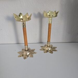 Pair of Vintage Nu-Trend Mid-Century Modern Votive Candle Holders